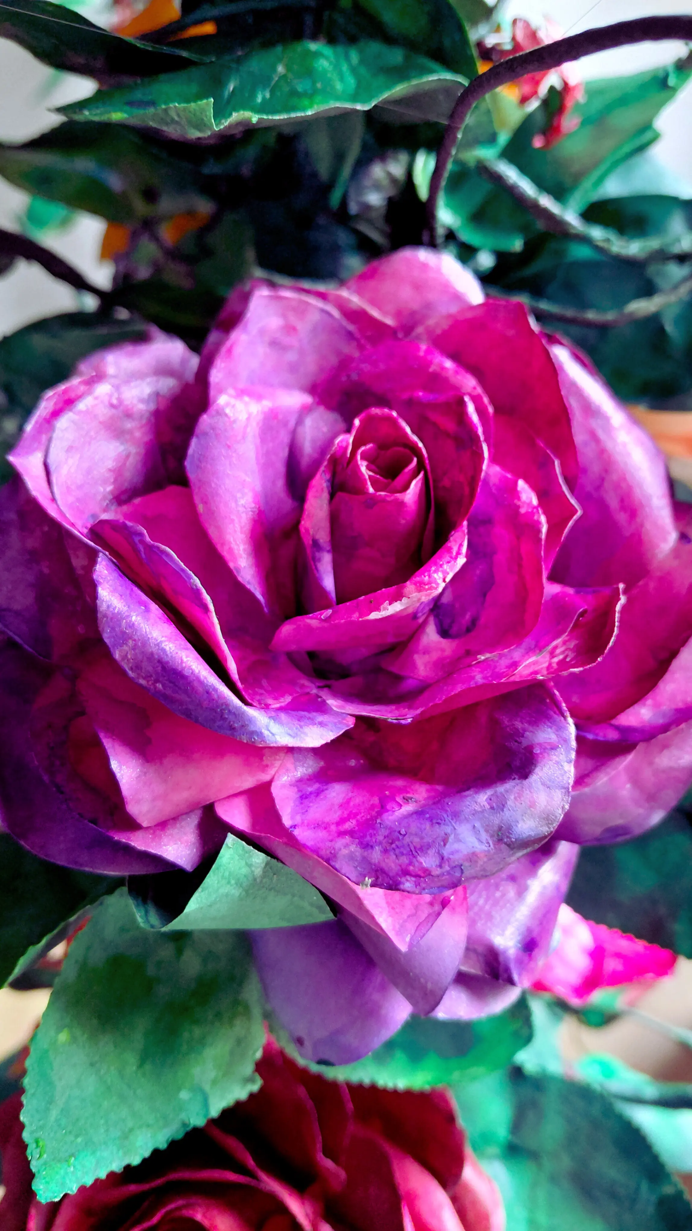 roses handmade paper flowers